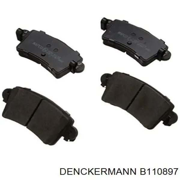 B110897 Denckermann pastillas de freno traseras