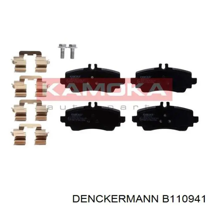 B110941 Denckermann pastillas de freno delanteras