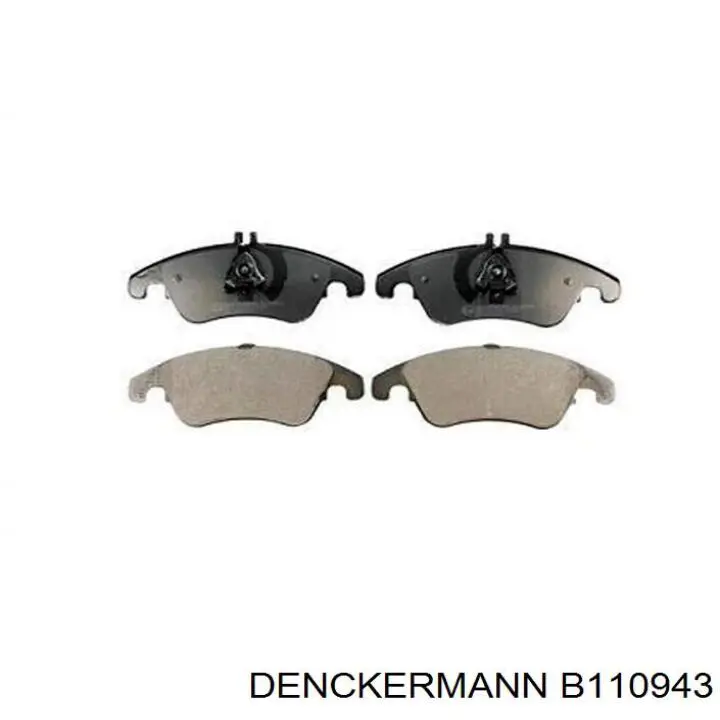 B110943 Denckermann pastillas de freno delanteras