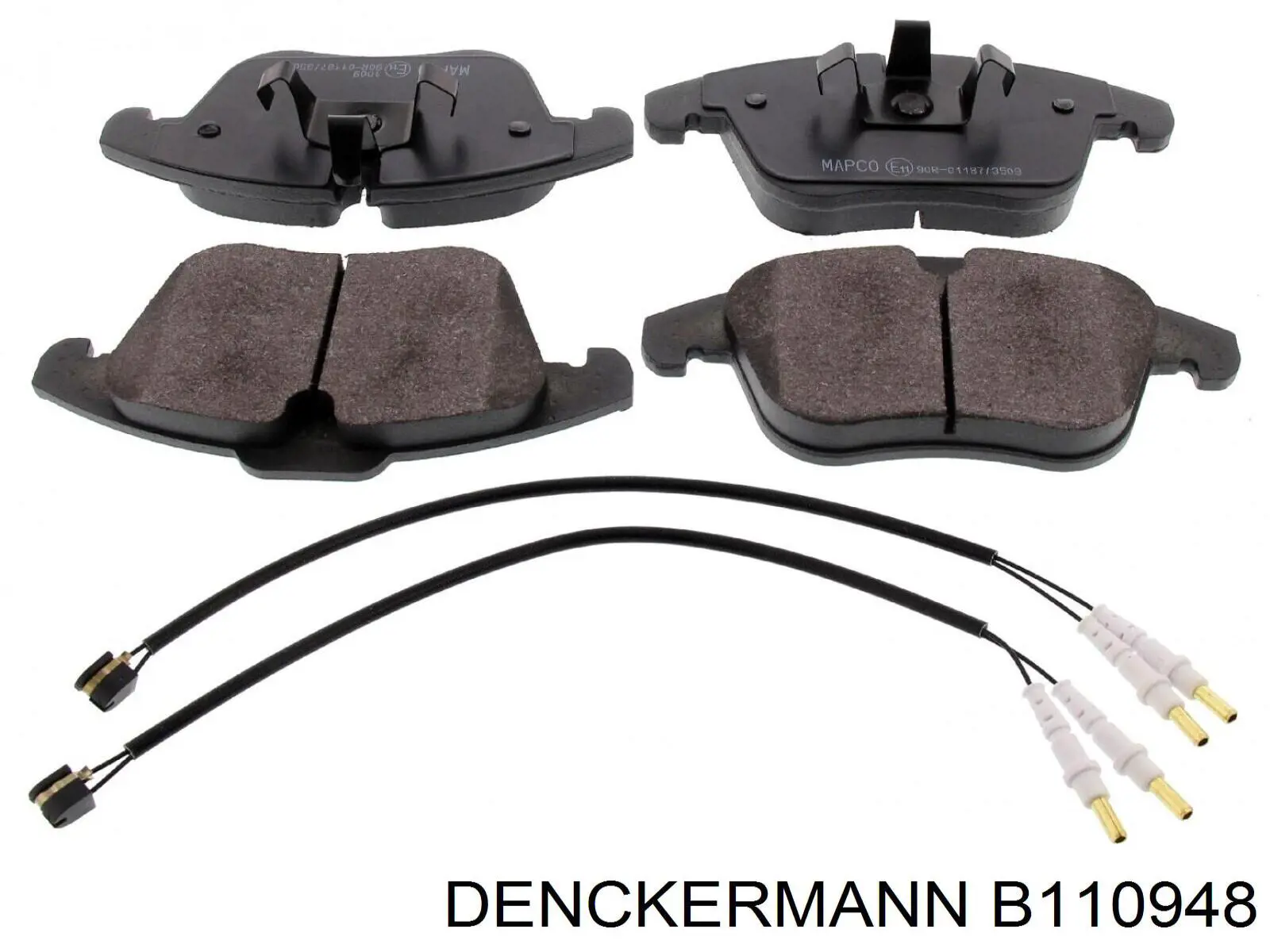 B110948 Denckermann pastillas de freno delanteras