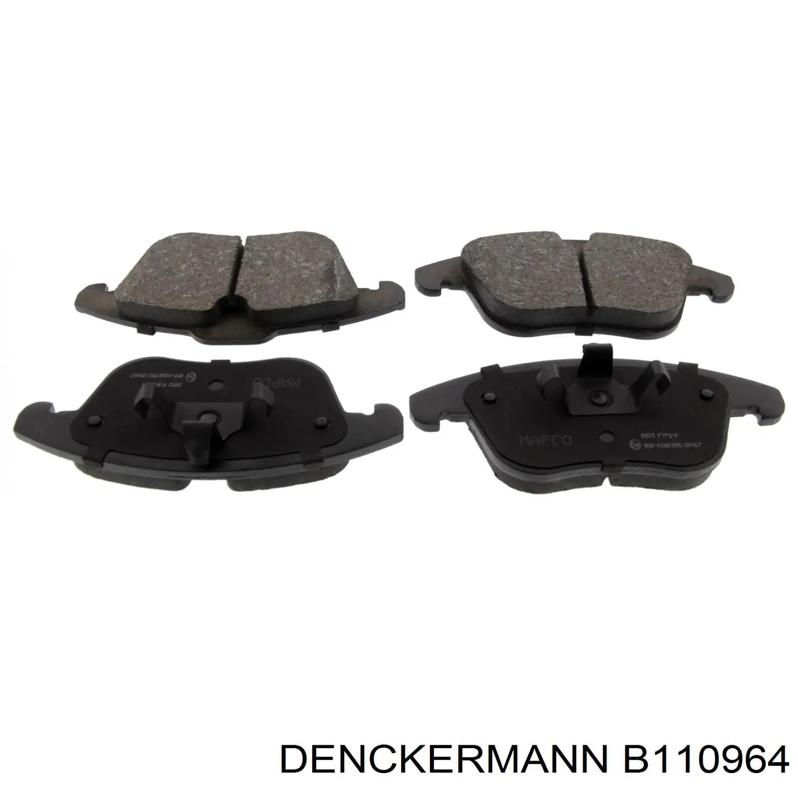 B110964 Denckermann pastillas de freno delanteras