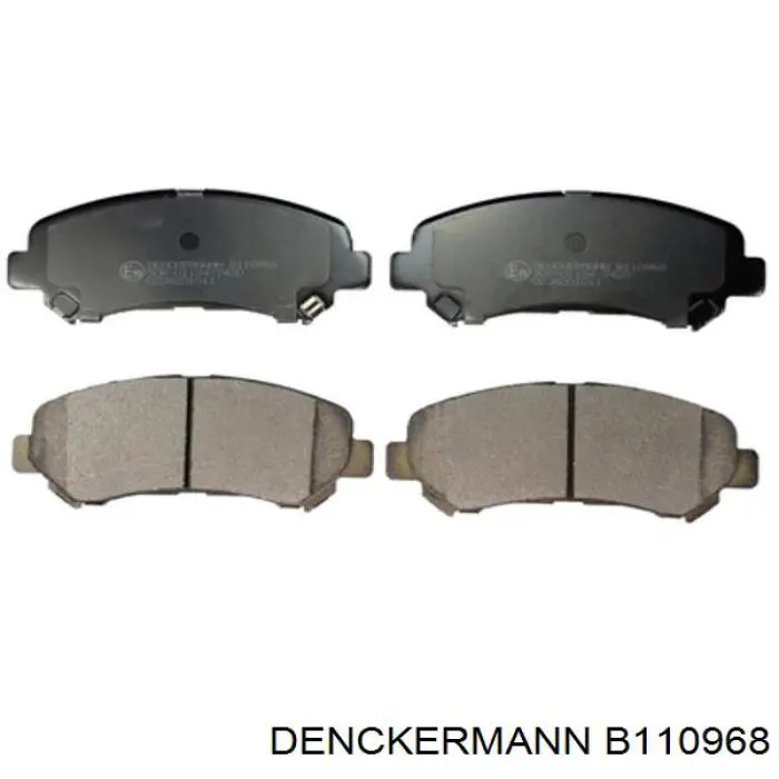 B110968 Denckermann pastillas de freno delanteras