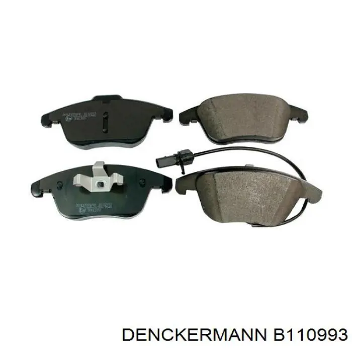 B110993 Denckermann pastillas de freno delanteras