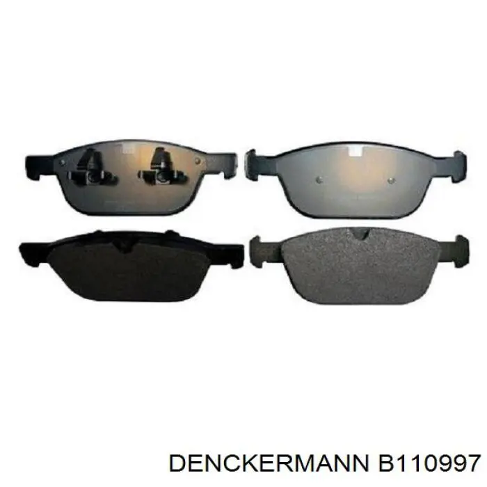 B110997 Denckermann pastillas de freno delanteras