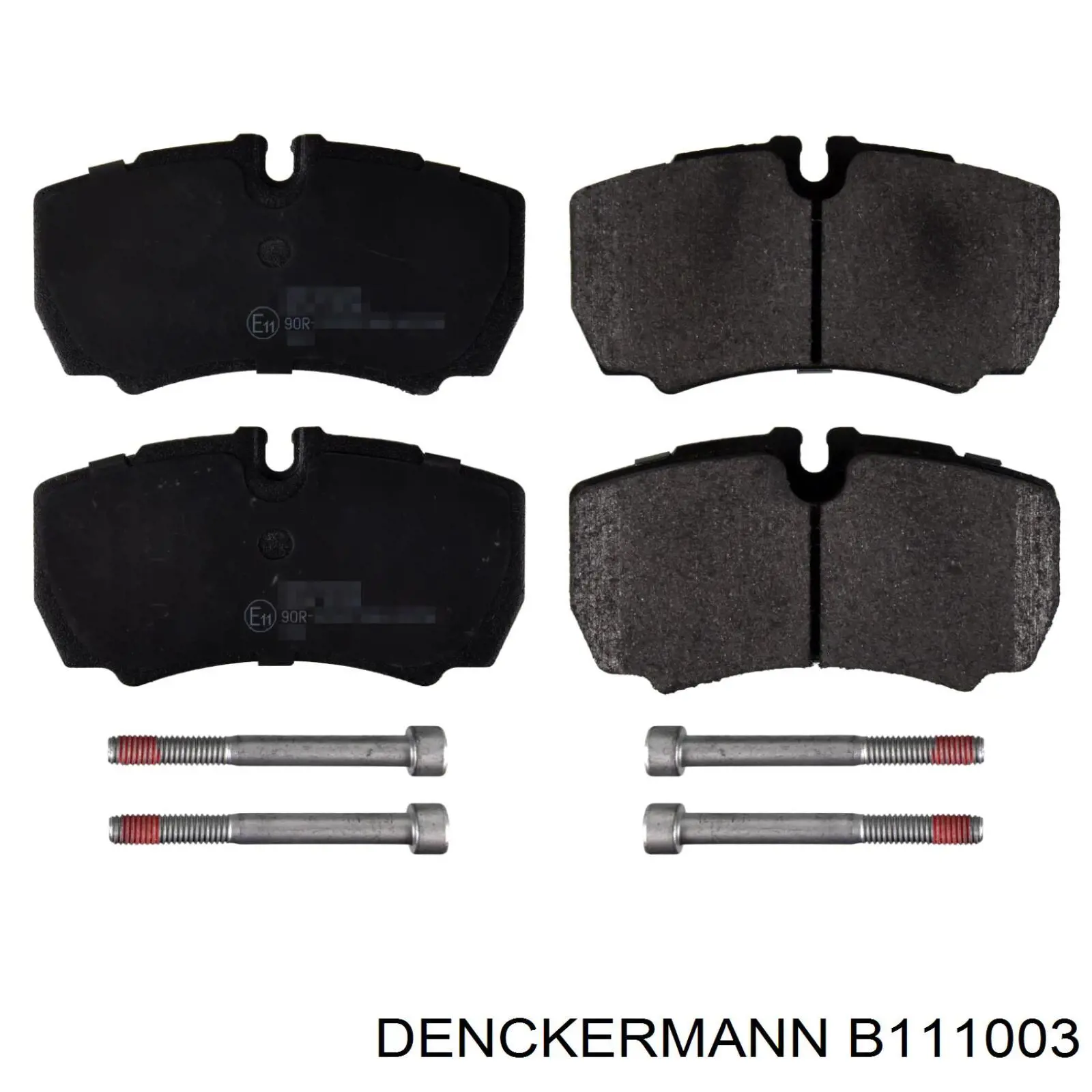 B111003 Denckermann pastillas de freno traseras