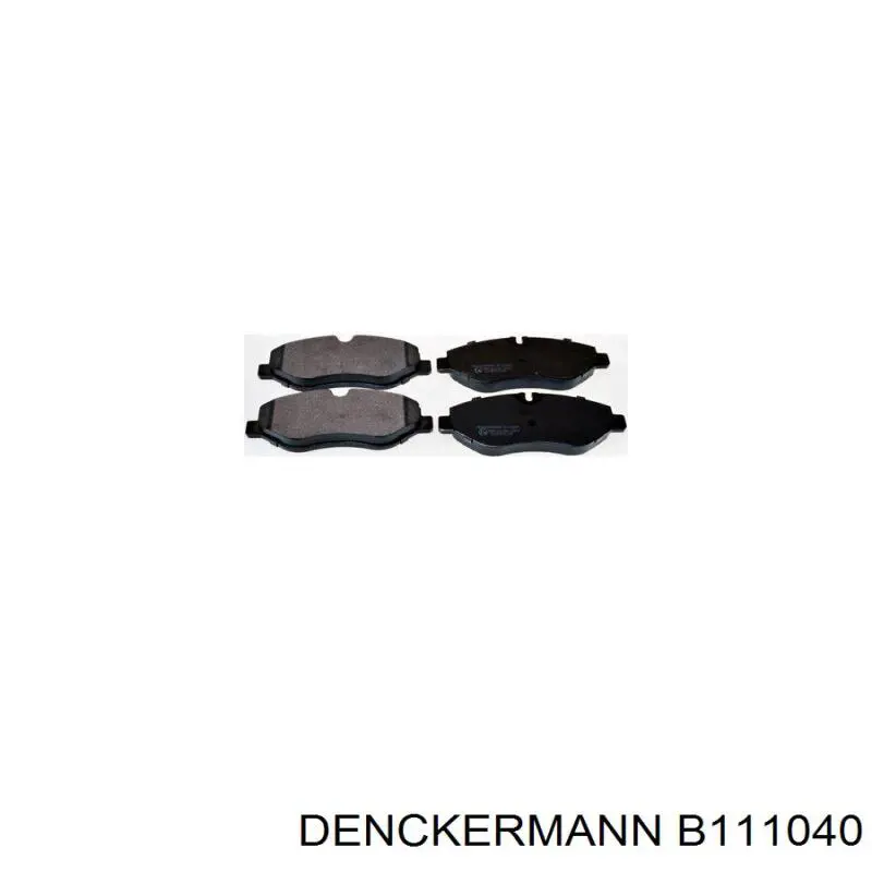 B111040 Denckermann pastillas de freno delanteras