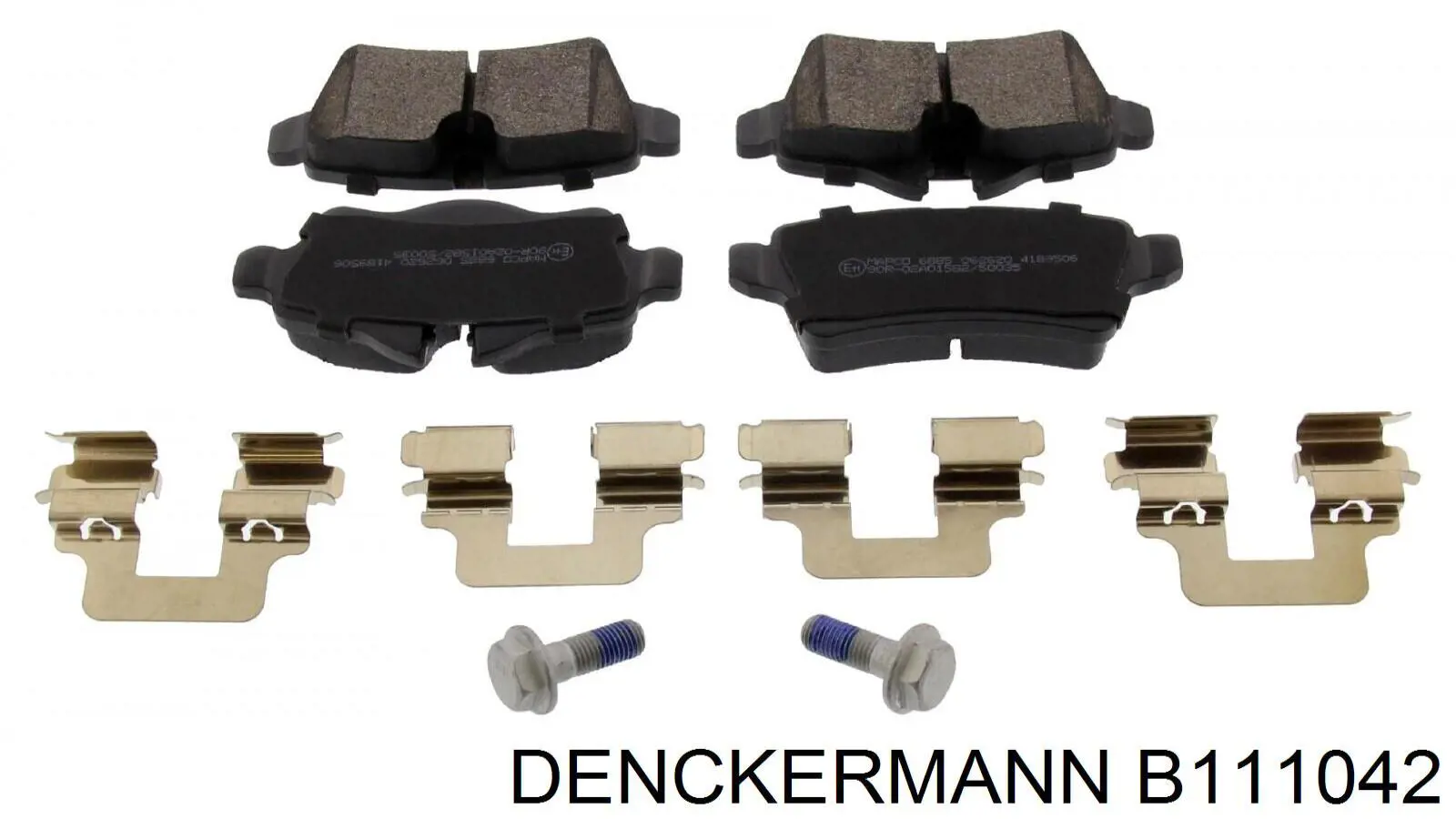 B111042 Denckermann pastillas de freno traseras