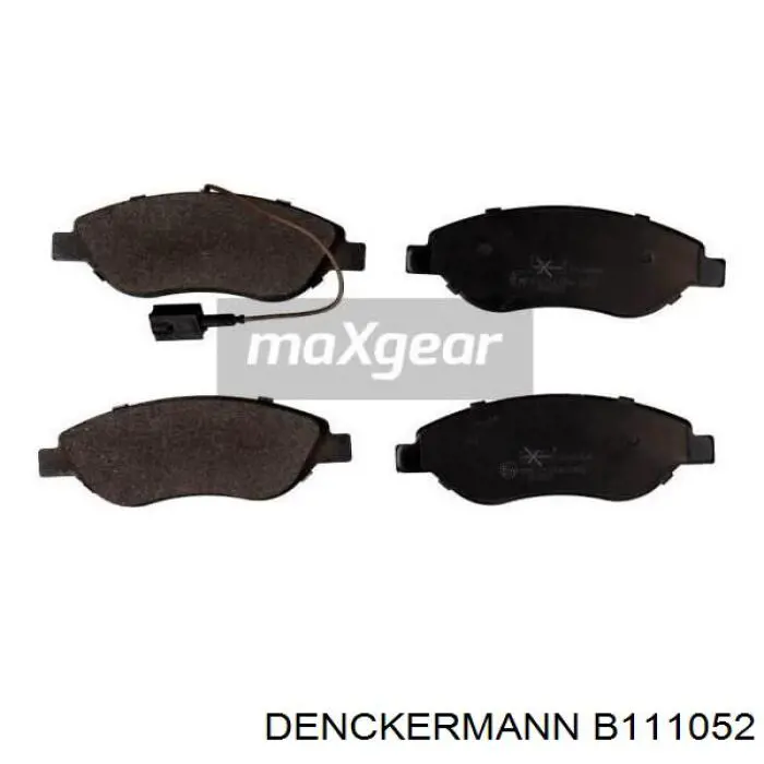 B111052 Denckermann pastillas de freno delanteras