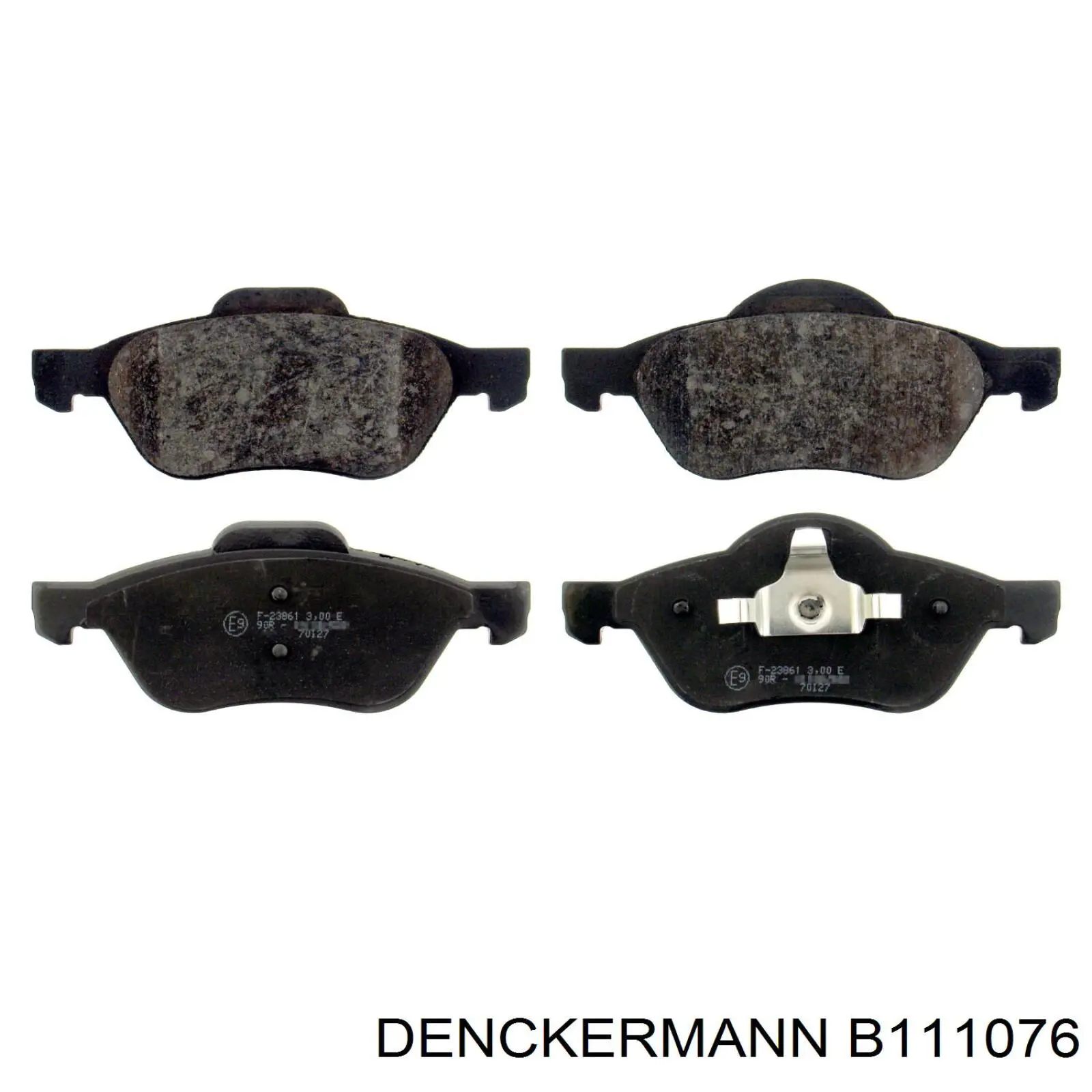 B111076 Denckermann pastillas de freno delanteras