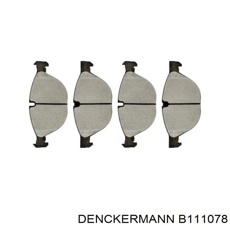 B111078 Denckermann pastillas de freno delanteras