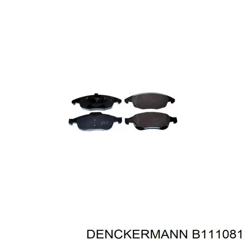 B111081 Denckermann pastillas de freno delanteras