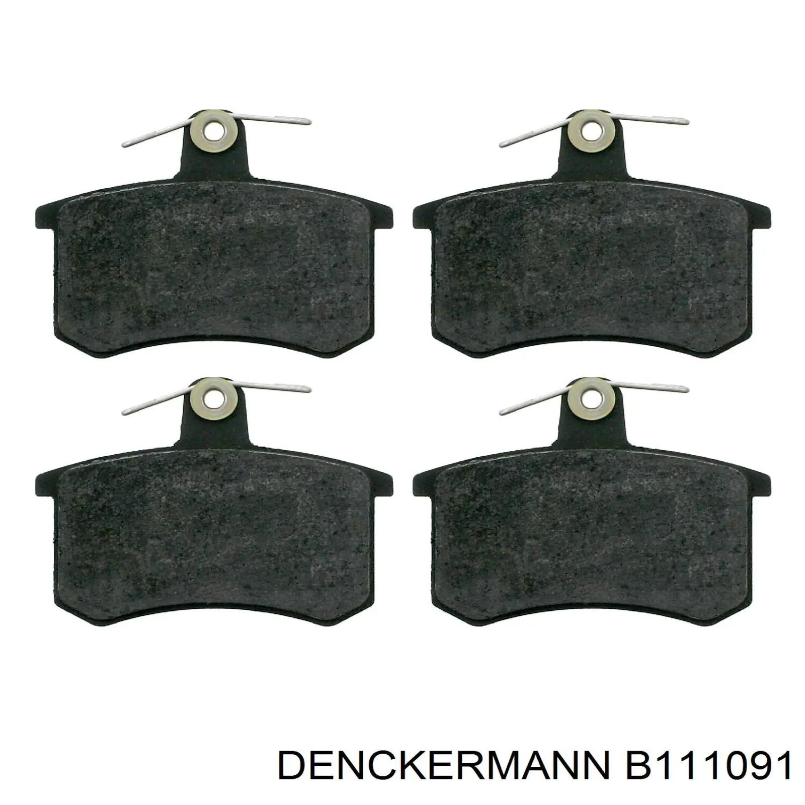 B111091 Denckermann pastillas de freno traseras