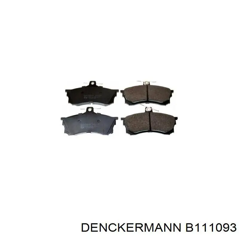 B111093 Denckermann pastillas de freno delanteras