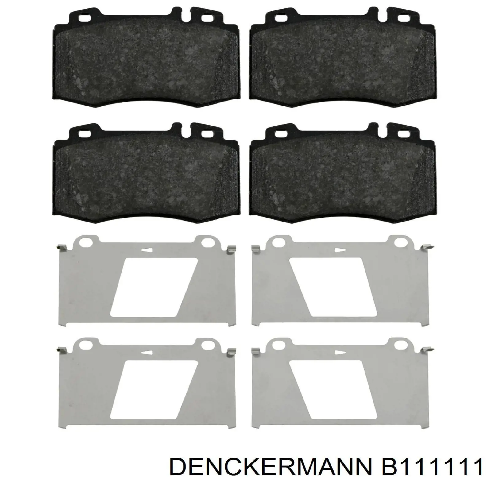 B111111 Denckermann pastillas de freno delanteras