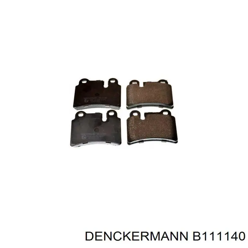 B111140 Denckermann pastillas de freno traseras