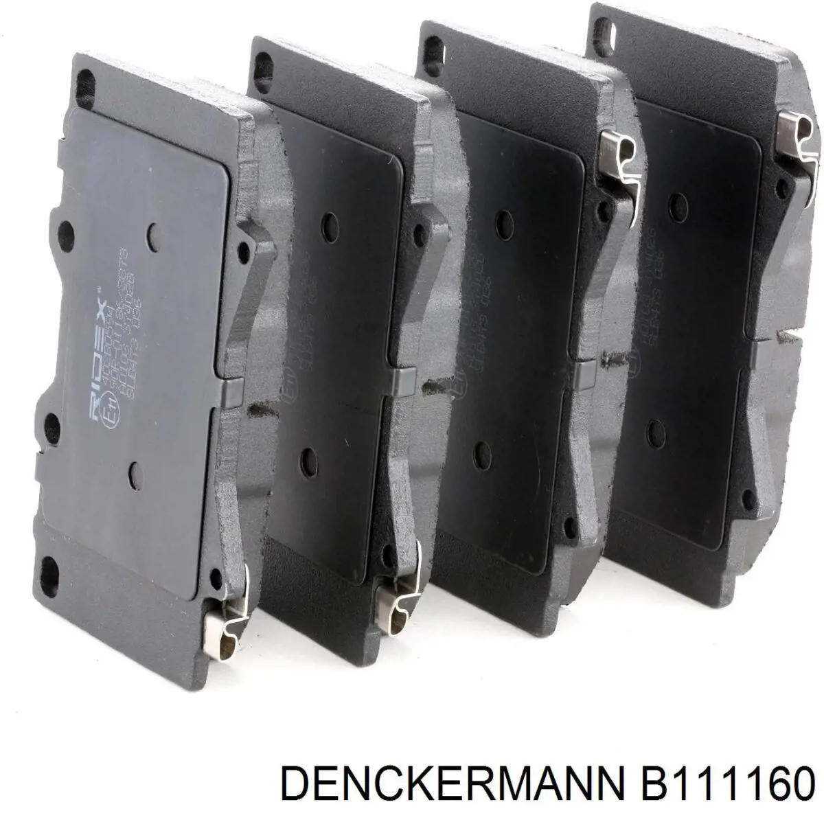 B111160 Denckermann pastillas de freno traseras