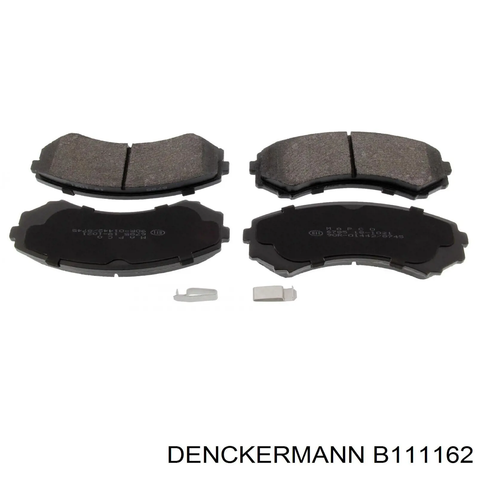 B111162 Denckermann pastillas de freno delanteras