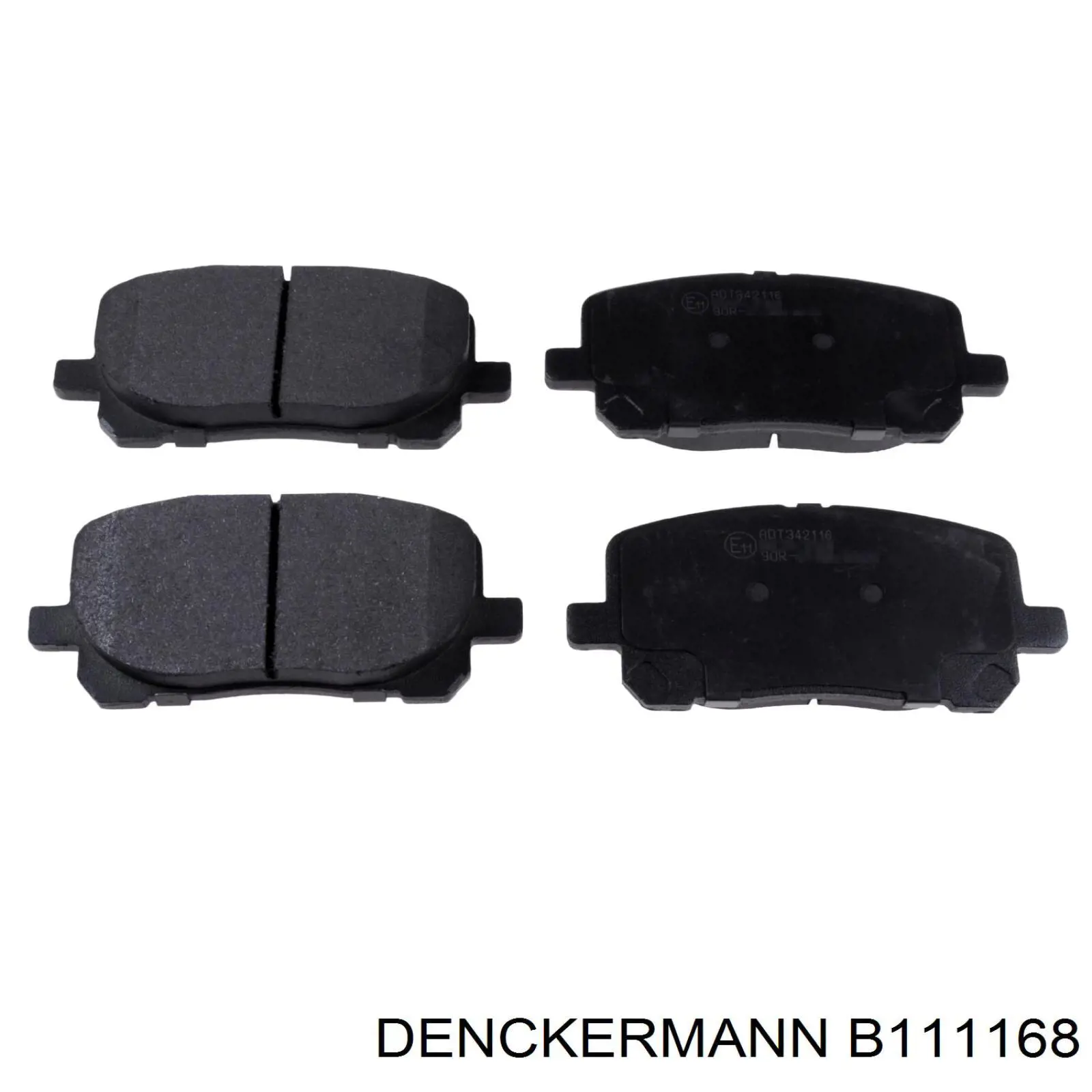 B111168 Denckermann pastillas de freno delanteras