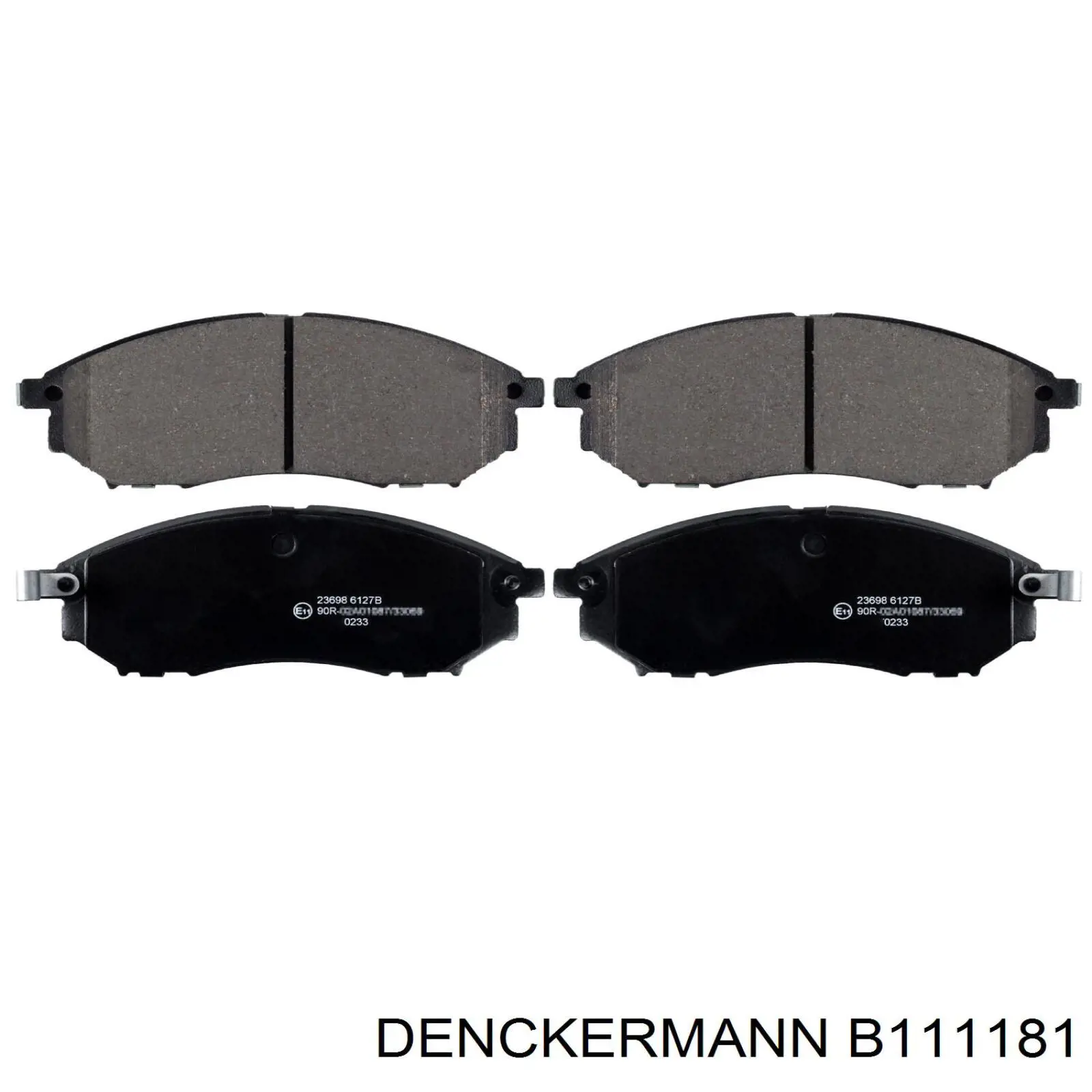 Comprar B111181 Denckermann Pastillas delanteras de freno