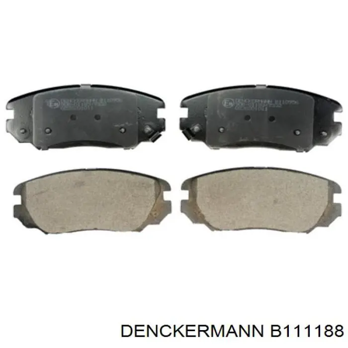 B111188 Denckermann pastillas de freno delanteras