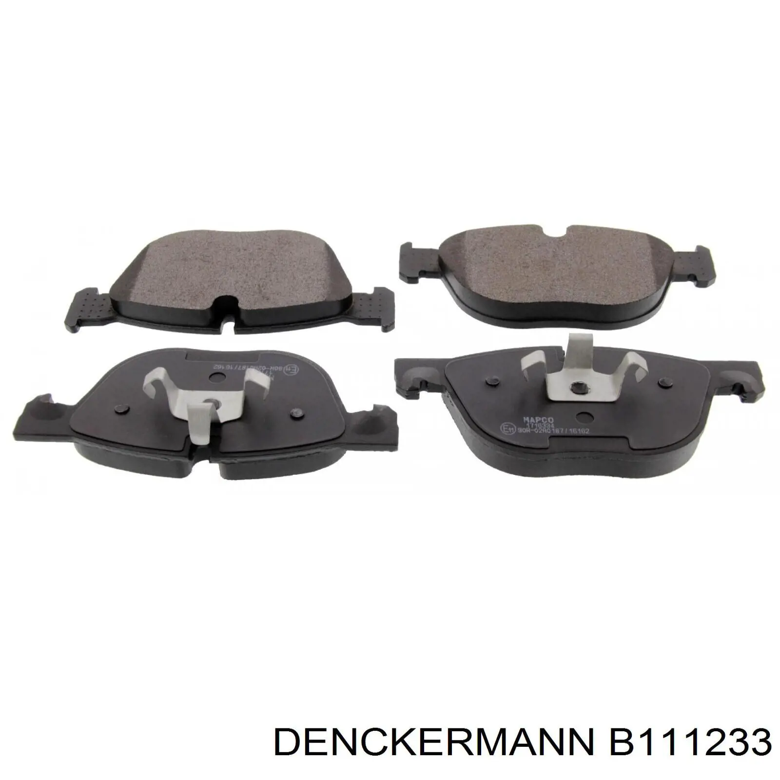 B111233 Denckermann pastillas de freno delanteras