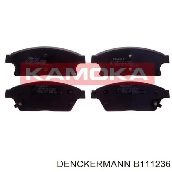 B111236 Denckermann pastillas de freno delanteras