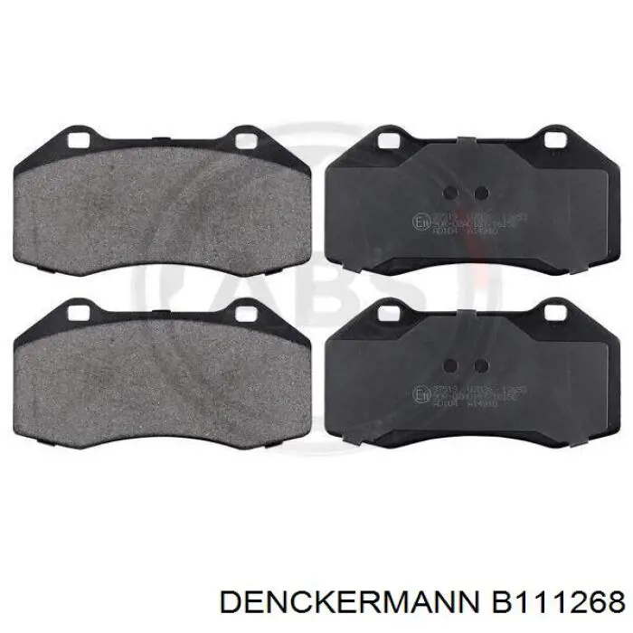 B111268 Denckermann pastillas de freno delanteras
