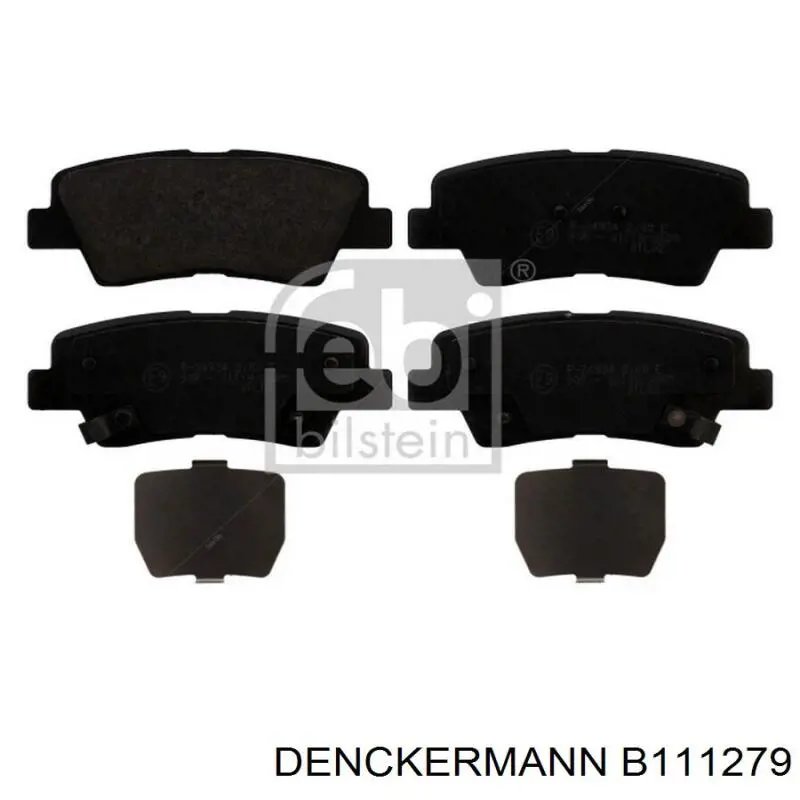 Pastillas de freno traseras B111279 Denckermann