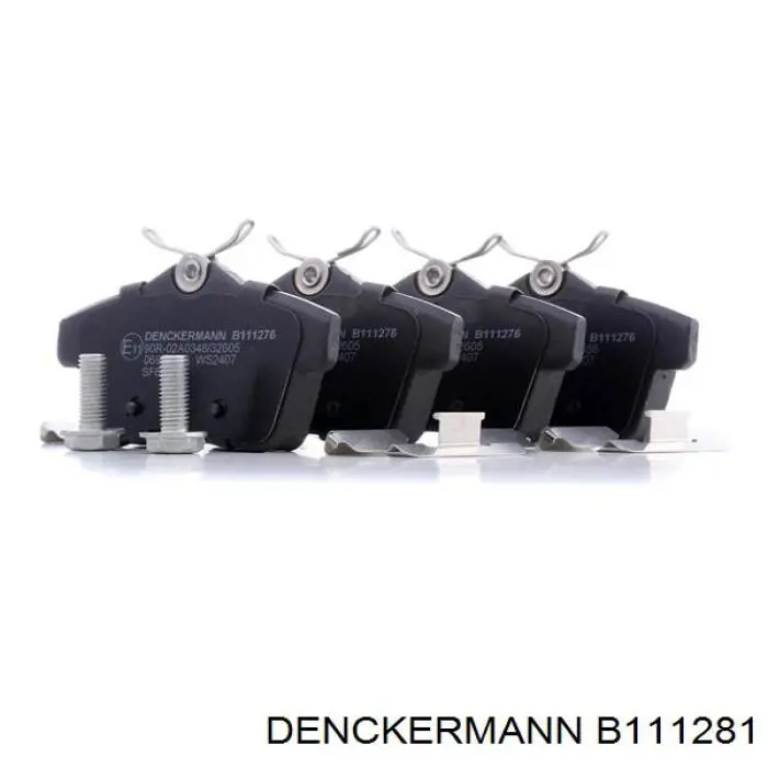 B111281 Denckermann pastillas de freno delanteras