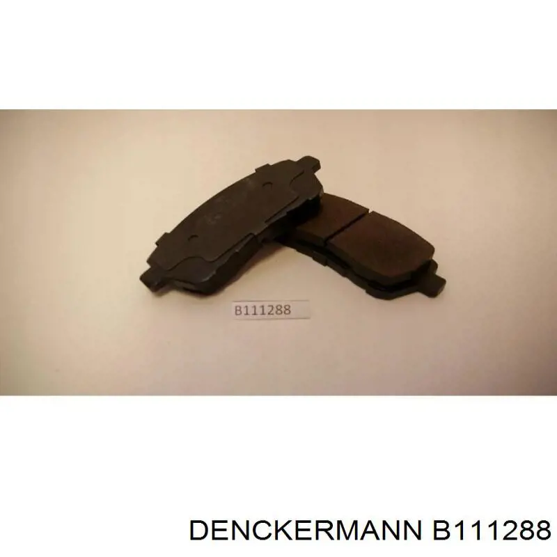 B111288 Denckermann pastillas de freno delanteras