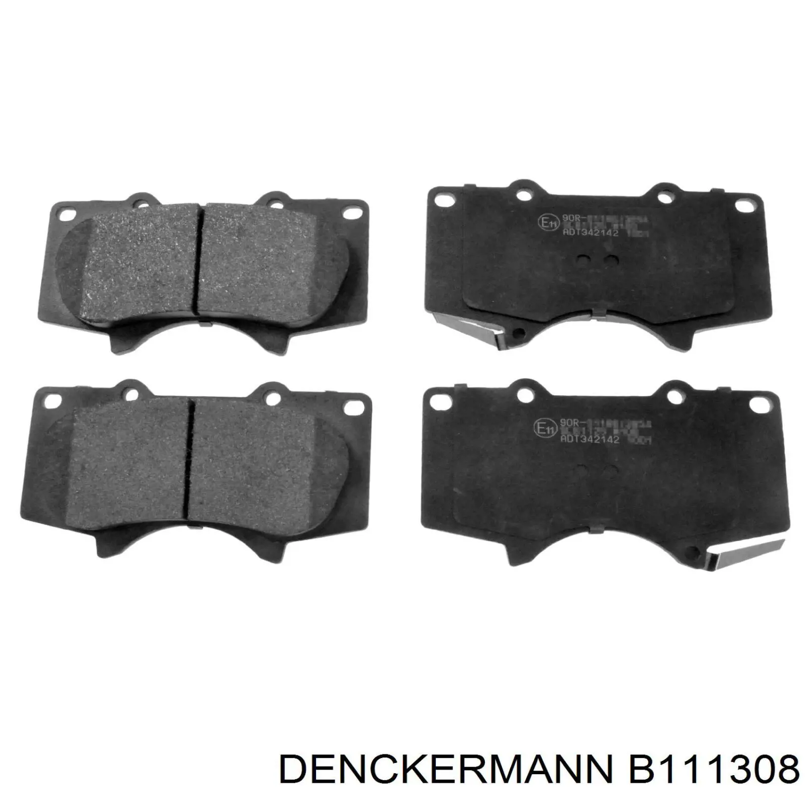 B111308 Denckermann pastillas de freno delanteras