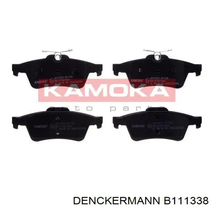 B111338 Denckermann pastillas de freno traseras