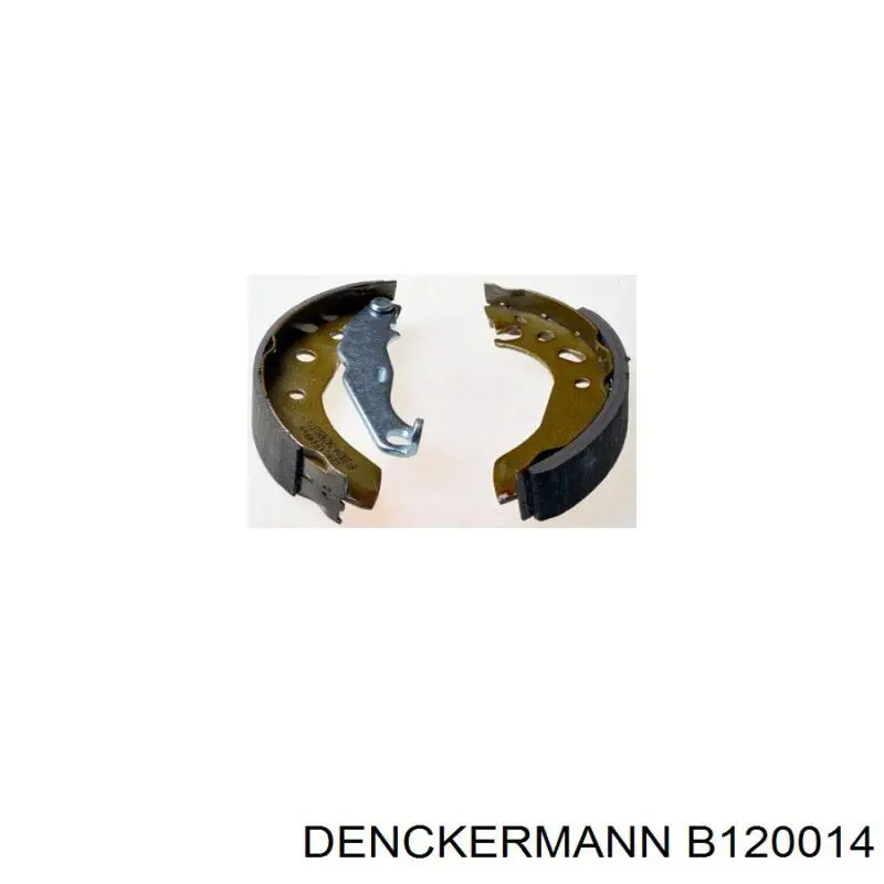 B120014 Denckermann zapatas de frenos de tambor traseras