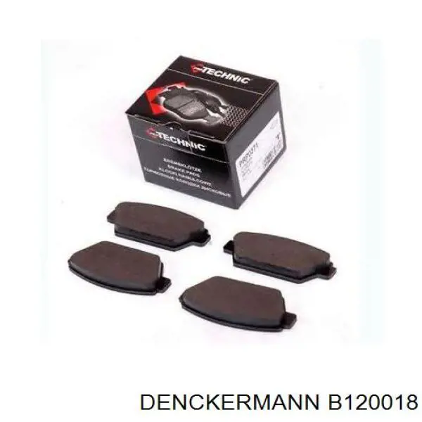 B120018 Denckermann zapatas de frenos de tambor traseras