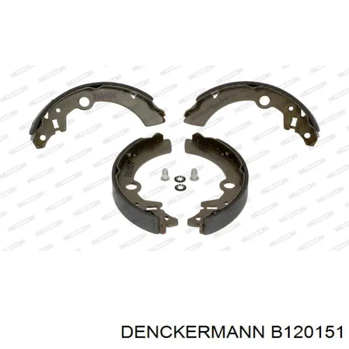 B120151 Denckermann zapatas de frenos de tambor traseras