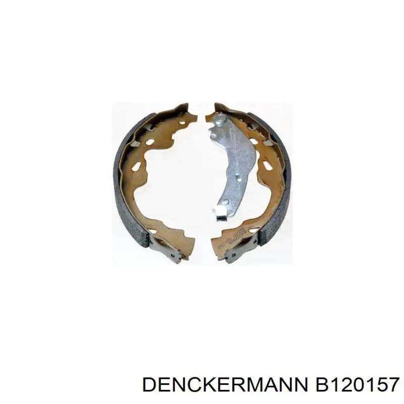 B120157 Denckermann zapatas de frenos de tambor traseras