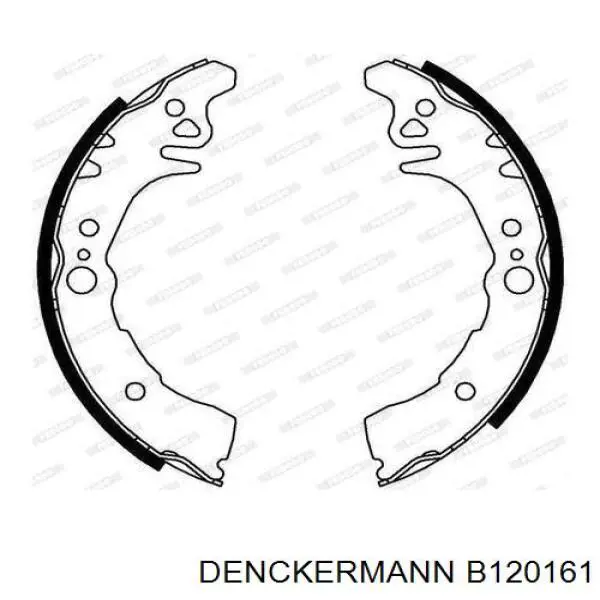 B120161 Denckermann zapatas de frenos de tambor traseras