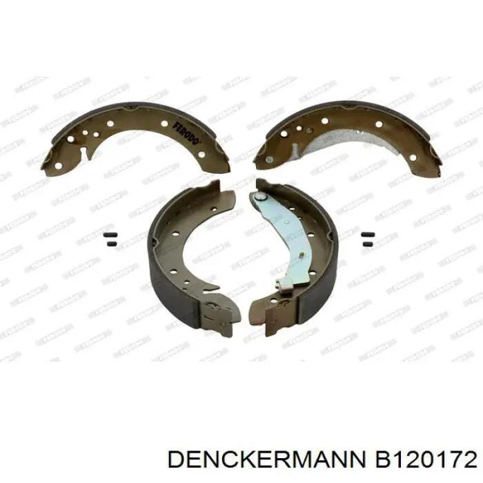 B120172 Denckermann zapatas de frenos de tambor traseras