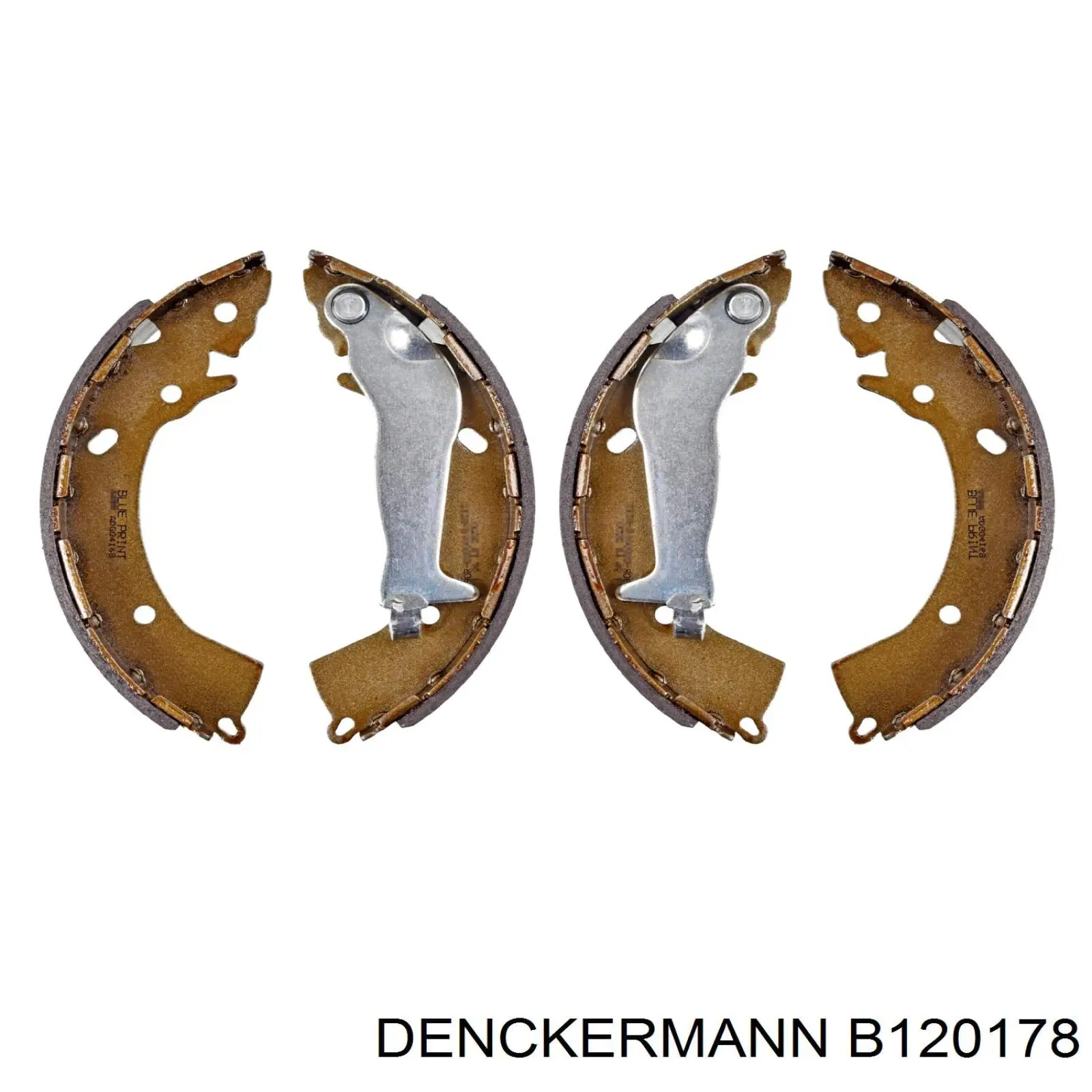 B120178 Denckermann zapatas de frenos de tambor traseras