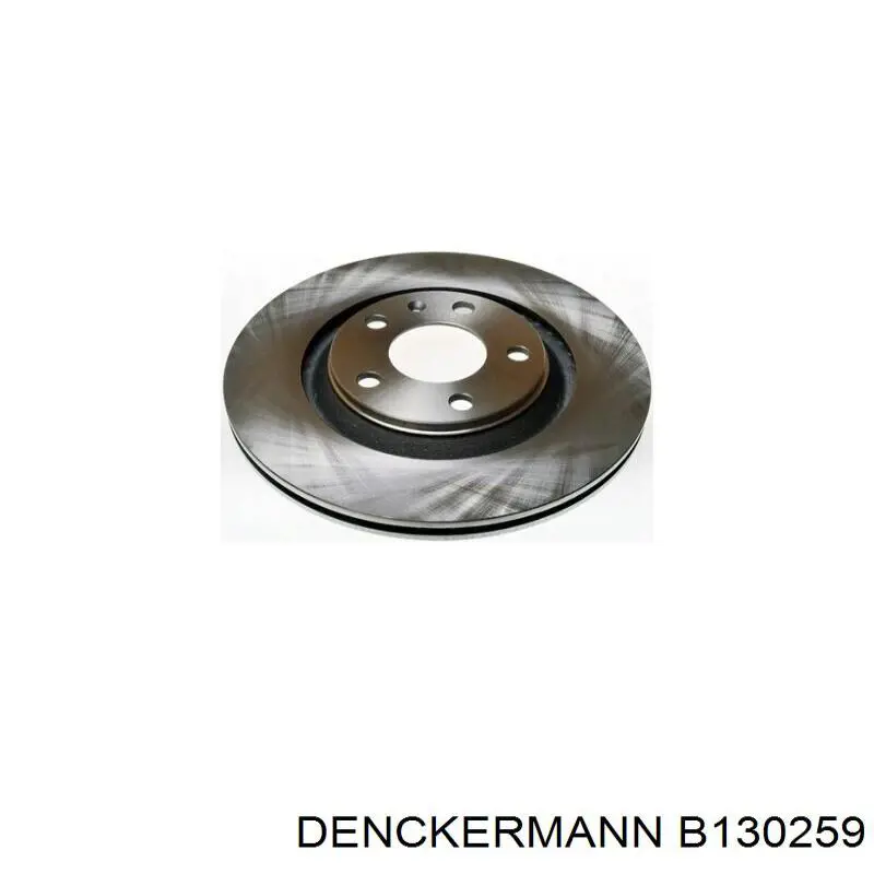 Disco de freno trasero DENCKERMANN B130259