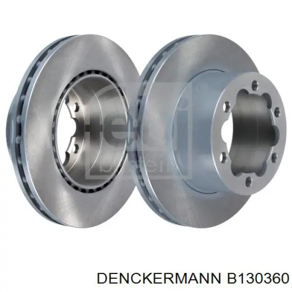 B130360 Denckermann disco de freno trasero