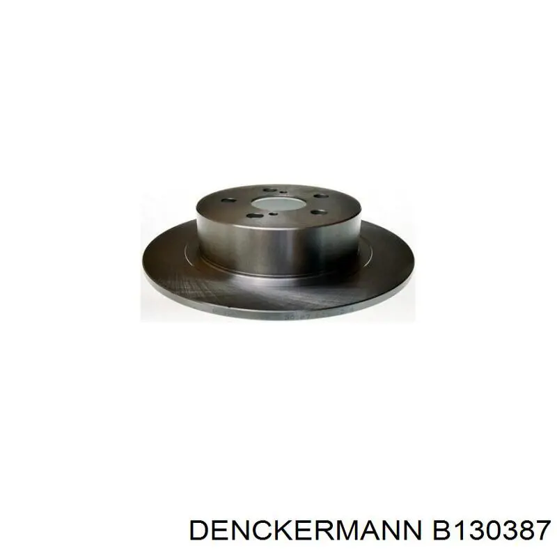 B130387 Denckermann disco de freno trasero