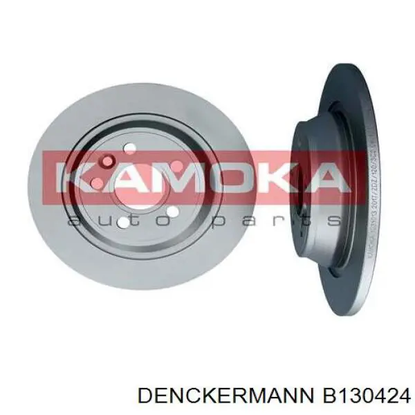 B130424 Denckermann disco de freno trasero