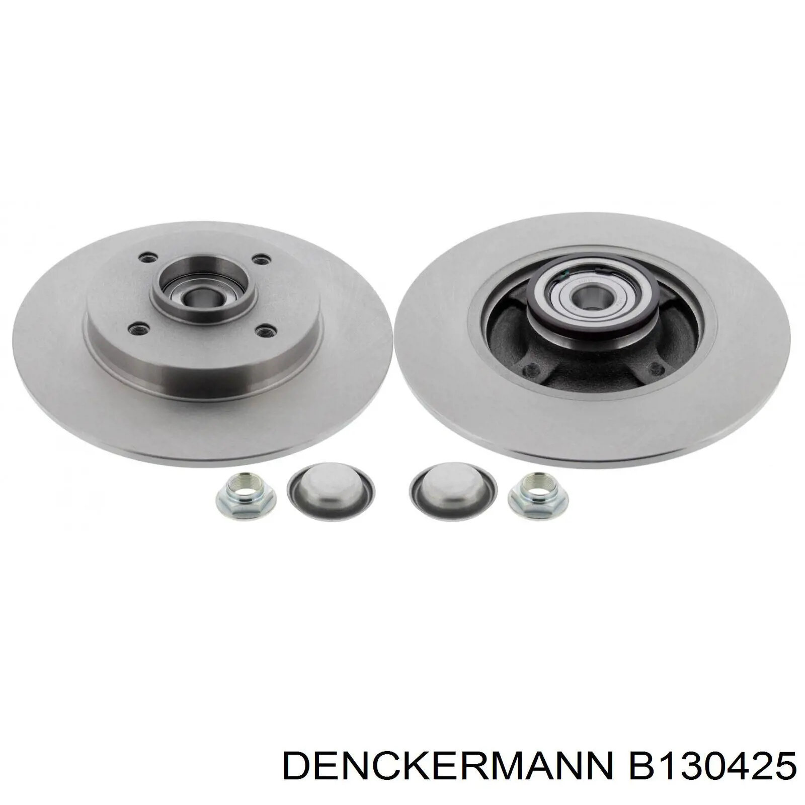 B130425 Denckermann disco de freno trasero