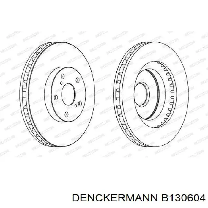 B130604 Denckermann freno de disco delantero