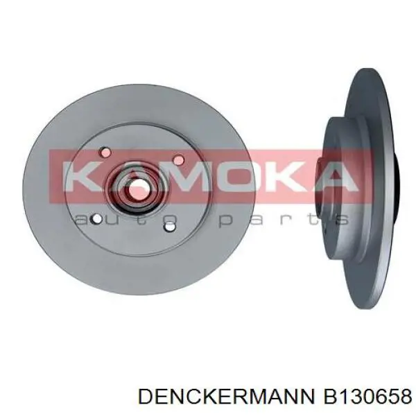 Disco de freno trasero DENCKERMANN B130658