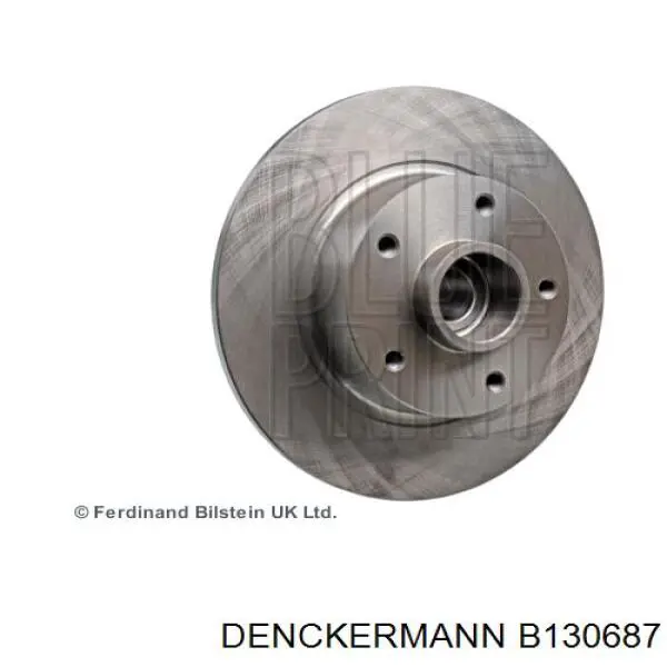 Comprar B130687 Denckermann Disco de freno trasero