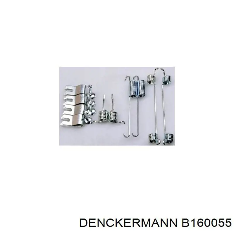 B160055 Denckermann kit de montaje, zapatas de freno traseras
