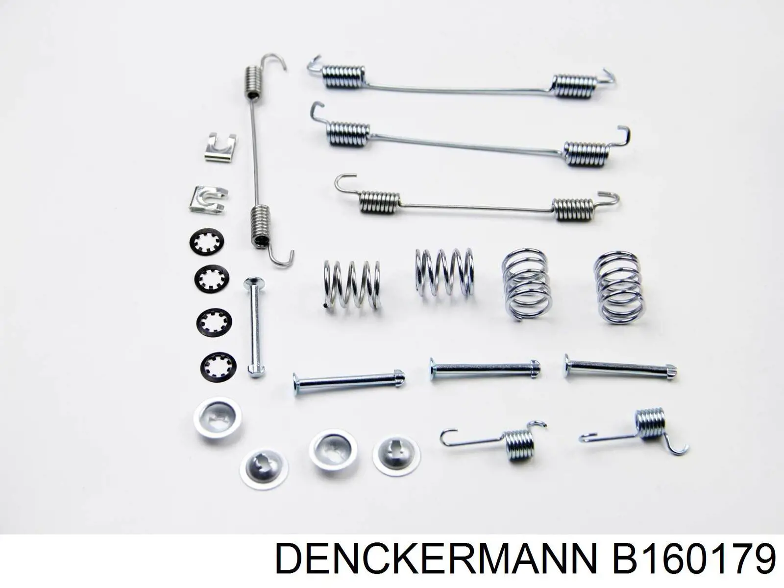 B160179 Denckermann kit de montaje, zapatas de freno traseras