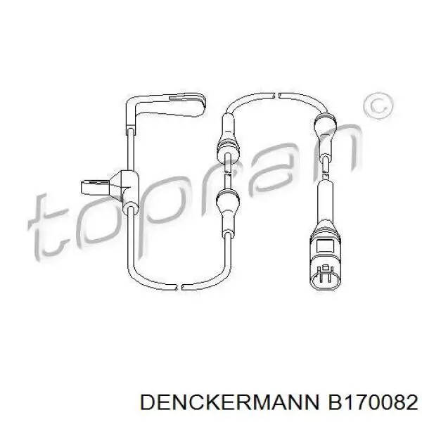 Comprar B170082 Denckermann Sensor de desgaste de las pastillas de freno delanteras